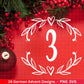 Advent Plotterdatei Svg Png - Plotterdatei 1-4 Adventszahlen Svg -Weihnachten Svg - Silhouette Cricut Download - Weihnachtsgeschenk