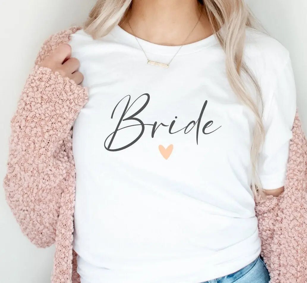 Bride SVG Bundle - Hochzeit Party - Brautjungfer - JGA - Verlobungsfeier- Cricut Silhouette Studio Plotterdatei SVG - Bride Shirts Digital