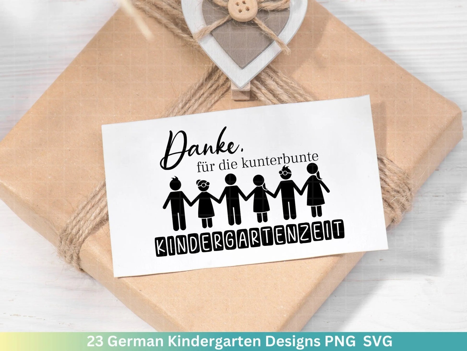 Deutsche Erzieherin Plotterdatei Svg - Erzieher Svg - Kindergarten Abschied Svg - Danke Svg - Cricut Silhouette Vielen Dank Clipart Geschenk