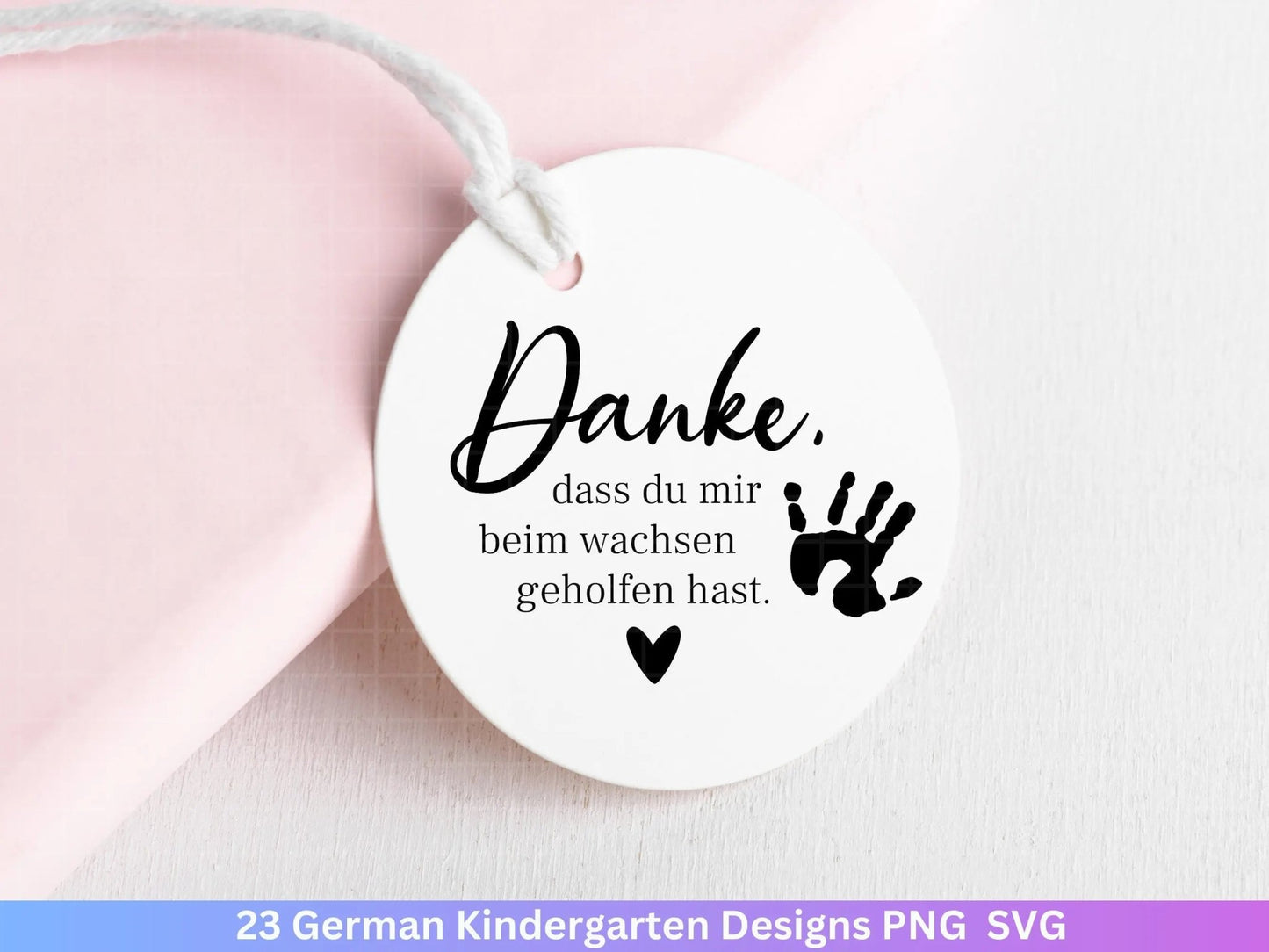 Deutsche Erzieherin Plotterdatei Svg - Erzieher Svg - Kindergarten Abschied Svg - Danke Svg - Cricut Silhouette Vielen Dank Clipart Geschenk