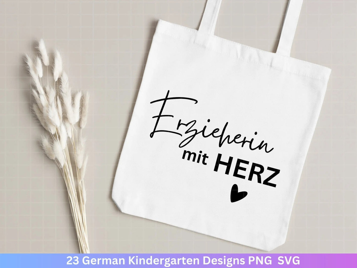 Deutsche Erzieherin Plotterdatei Svg - Erzieher Svg - Kindergarten Abschied Svg - Danke Svg - Cricut Silhouette Vielen Dank Clipart Geschenk