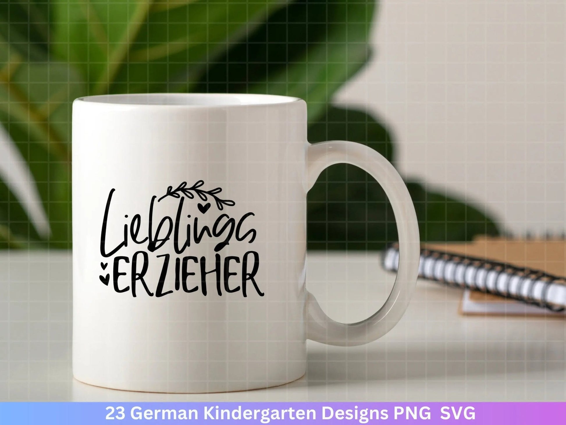 Deutsche Erzieherin Plotterdatei Svg - Erzieher Svg - Kindergarten Abschied Svg - Danke Svg - Cricut Silhouette Vielen Dank Clipart Geschenk