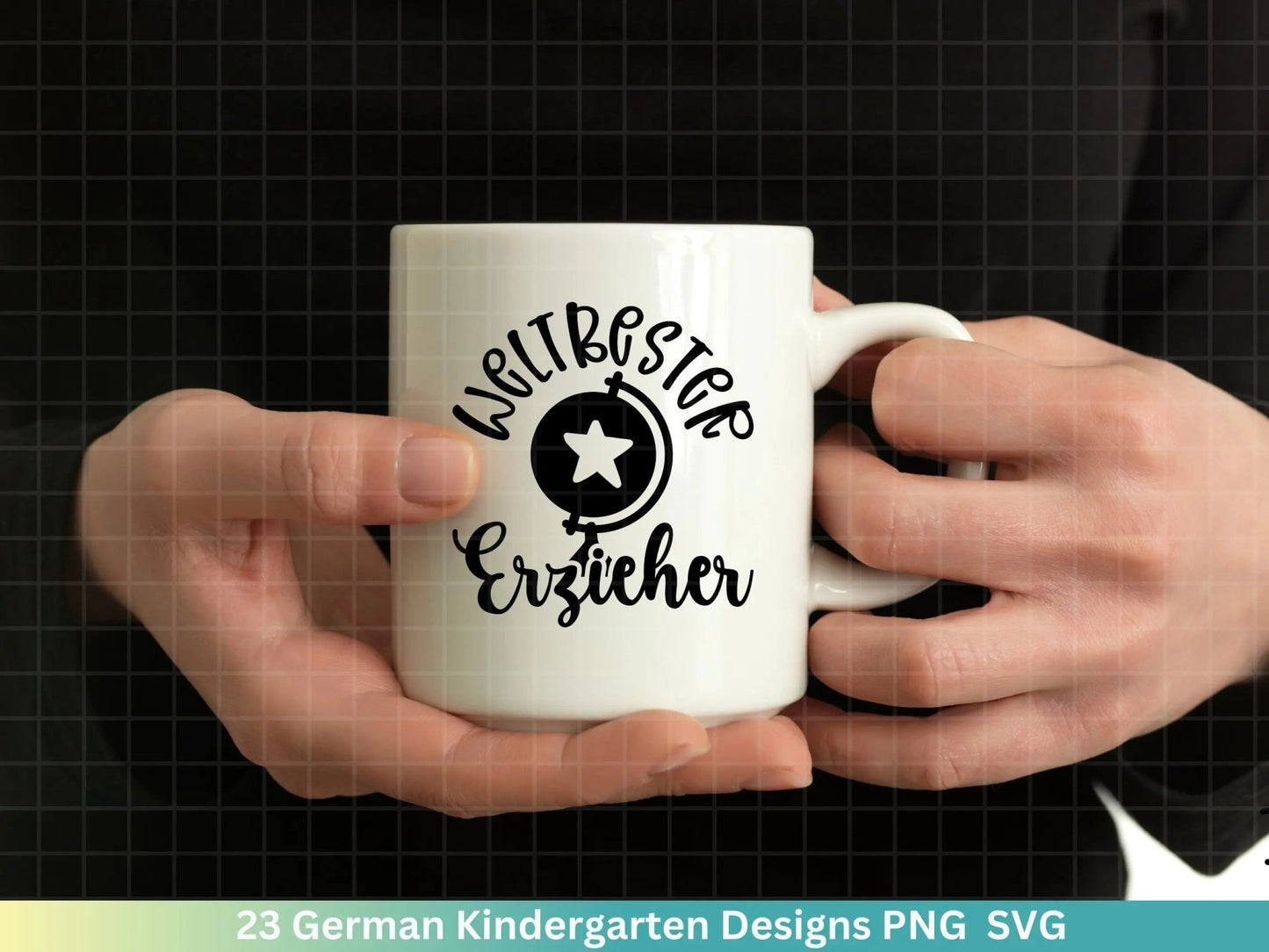 Deutsche Erzieherin Plotterdatei Svg - Erzieher Svg - Kindergarten Abschied Svg - Danke Svg - Cricut Silhouette Vielen Dank Clipart Geschenk