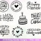 Deutsche Geburtstag Plotterdatei Bundle svg - Geburtstagssprüche deutsch - Geburtstag Cricut Silhouette - Geburtstag Schriftzüge - Geschenk - EmidaDesign