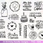 Deutsche Geburtstag Plotterdatei Bundle svg - Geburtstagssprüche deutsch - Geburtstag Cricut Silhouette - Geburtstag Schriftzüge - Geschenk - EmidaDesign