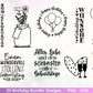 Deutsche Geburtstag Plotterdatei Bundle svg - Geburtstagssprüche deutsch - Geburtstag Cricut Silhouette - Geburtstag Schriftzüge - Geschenk - EmidaDesign