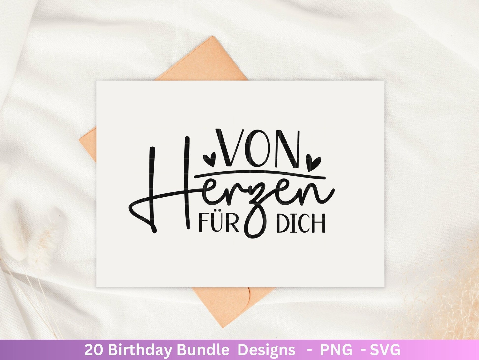 Deutsche Geburtstag Plotterdatei Bundle svg - Geburtstagssprüche deutsch - Geburtstag Cricut Silhouette - Geburtstag Schriftzüge - Geschenk - EmidaDesign