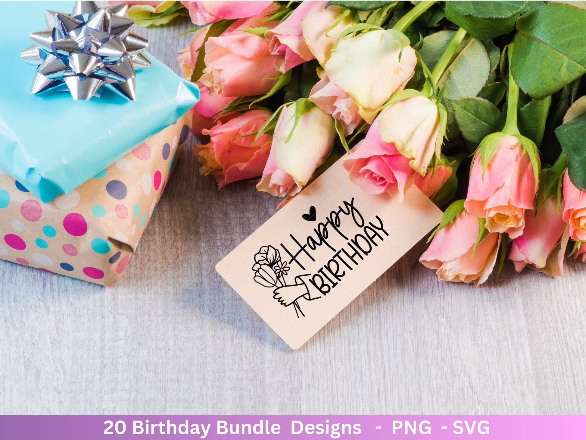 Deutsche Geburtstag Plotterdatei Bundle svg - Geburtstagssprüche deutsch - Geburtstag Cricut Silhouette - Geburtstag Schriftzüge - Geschenk - EmidaDesign