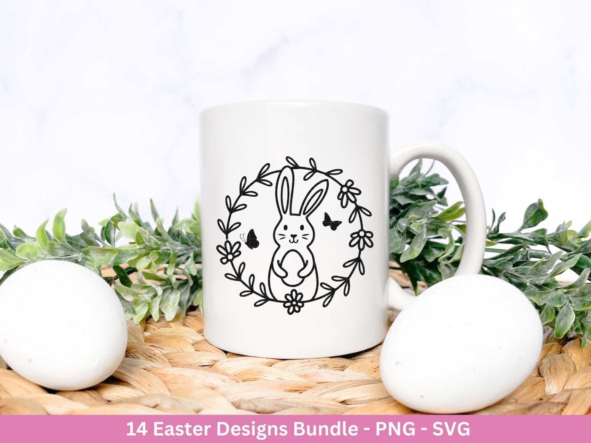 Deutsche Ostern Plotterdatei Bundle svg - Ostern Designs deutsch - Ostern Cricut Silhouette - Ostern Schriftzüge - Digistamp Frohe Ostern - EmidaDesign