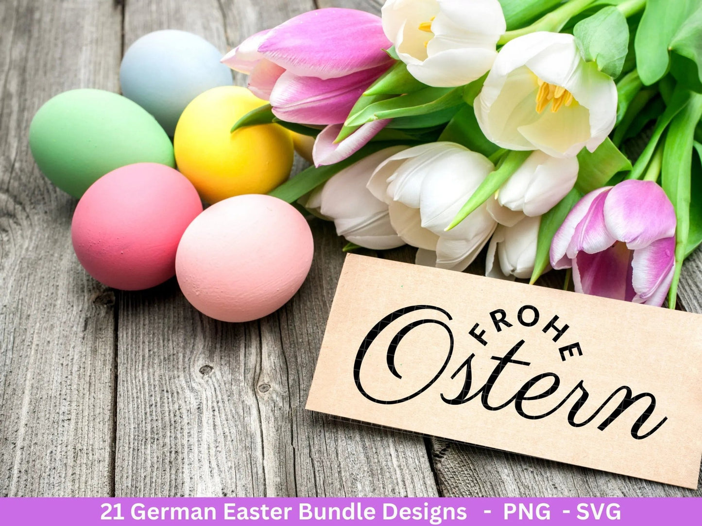 Deutsche Ostern Plotterdatei Bundle svg - Ostern Designs deutsch - Ostern Cricut Silhouette - Ostern Schriftzüge - Digistamp Frohe Ostern