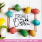 Deutsche Ostern Plotterdatei Bundle svg - Ostern Designs deutsch - Ostern Cricut Silhouette - Ostern Schriftzüge - Digistamp Frohe Ostern - EmidaDesign