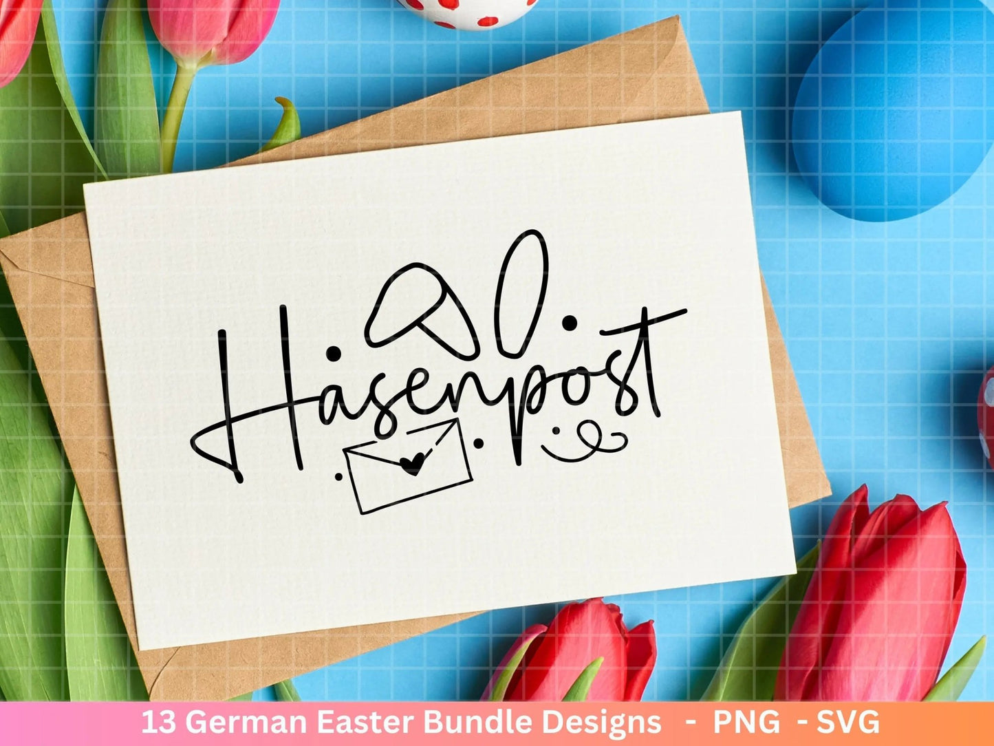 Deutsche Ostern Plotterdatei Bundle svg - Ostern Designs deutsch - Ostern Cricut Silhouette - Ostern Schriftzüge - Digistamp Frohe Ostern