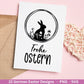 Deutsche Ostern Plotterdatei Bundle svg - Ostern Designs deutsch - Ostern Cricut Silhouette - Ostern Schriftzüge - Digistamp Frohe Ostern