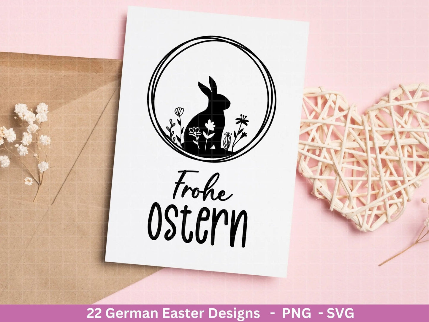 Deutsche Ostern Plotterdatei Bundle svg - Ostern Designs deutsch - Ostern Cricut Silhouette - Ostern Schriftzüge - Digistamp Frohe Ostern