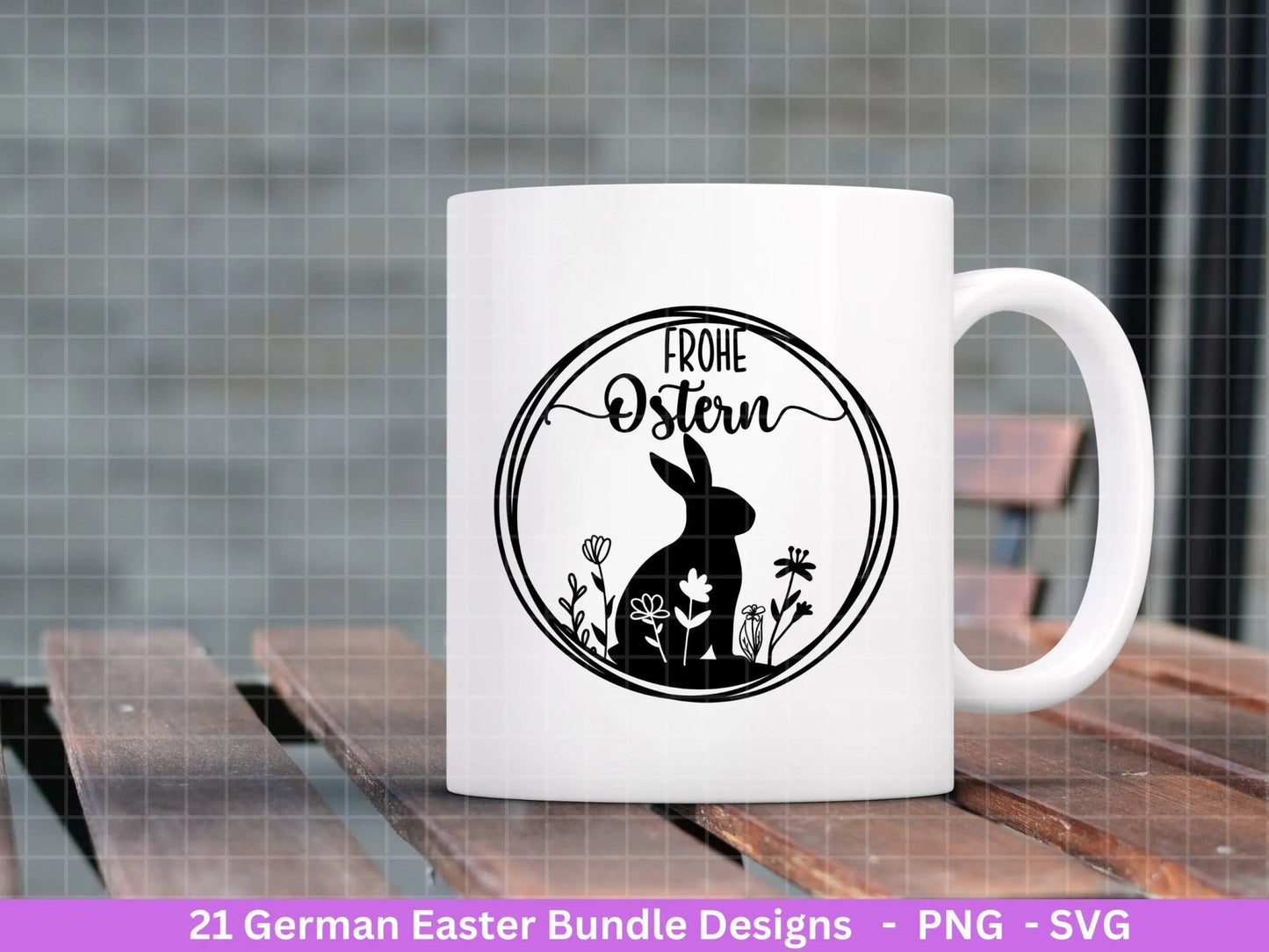 Deutsche Ostern Plotterdatei Bundle svg - Ostern Designs deutsch - Ostern Cricut Silhouette - Ostern Schriftzüge - Digistamp Frohe Ostern