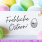 Deutsche Ostern Plotterdatei Bundle svg - Ostern Designs deutsch - Ostern Cricut Silhouette - Ostern Schriftzüge - Digistamp Frohe Ostern