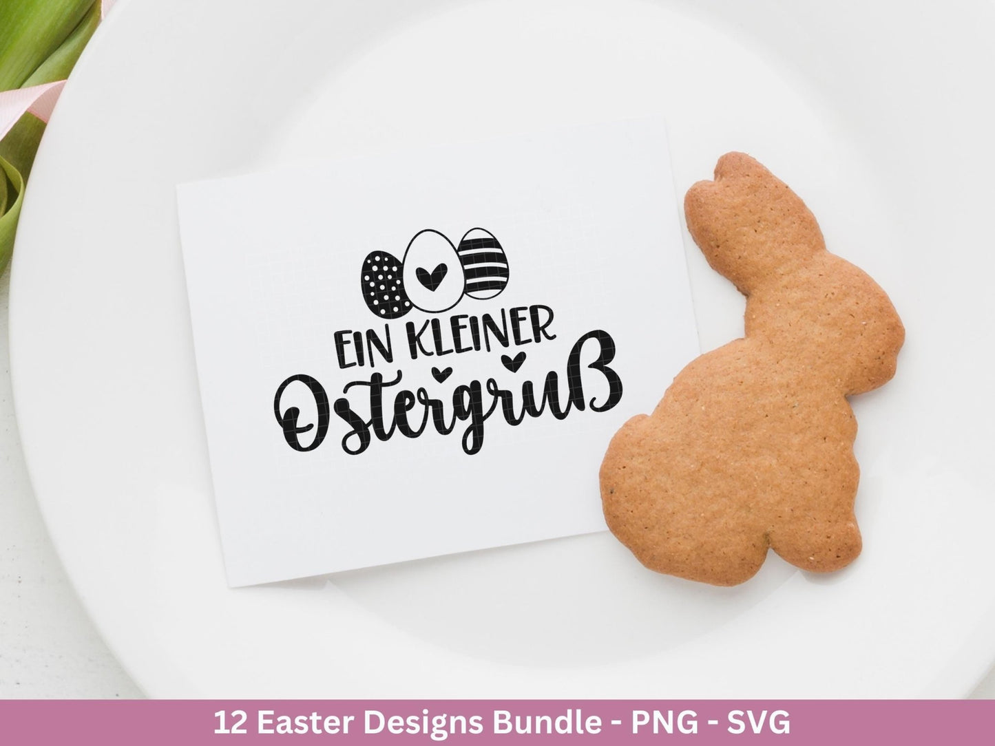 Deutsche Ostern Plotterdatei Bundle svg - Ostern Designs deutsch - Ostern Cricut Silhouette - Ostern Schriftzüge - Digistamp Frohe Ostern - EmidaDesign