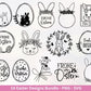 Deutsche Ostern Plotterdatei Bundle svg - Ostern Designs deutsch - Ostern Cricut Silhouette - Ostern Schriftzüge - Digistamp Frohe Ostern - EmidaDesign