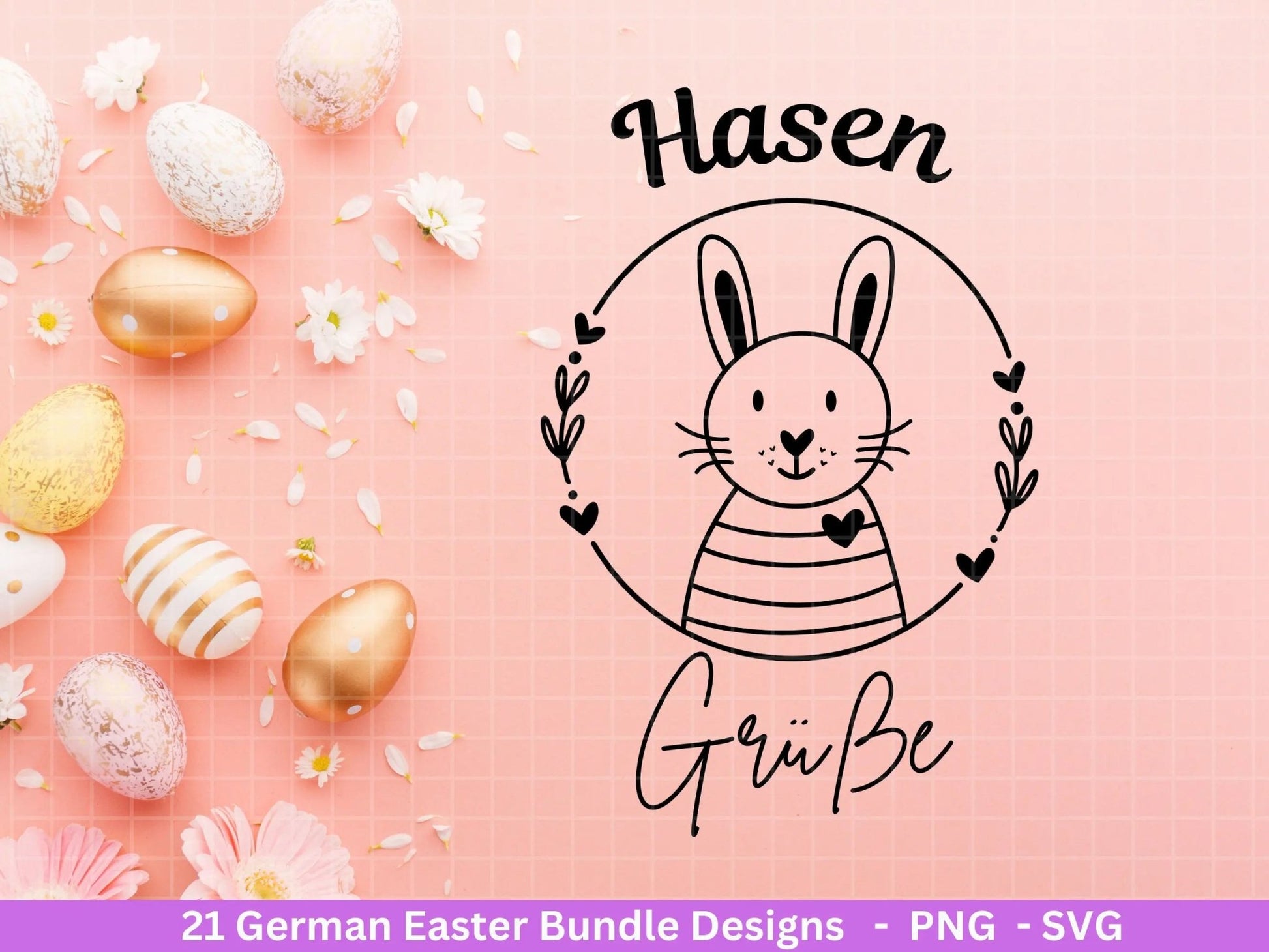 Deutsche Ostern Plotterdatei Bundle svg - Ostern Designs deutsch - Ostern Cricut Silhouette - Ostern Schriftzüge - Digistamp Frohe Ostern