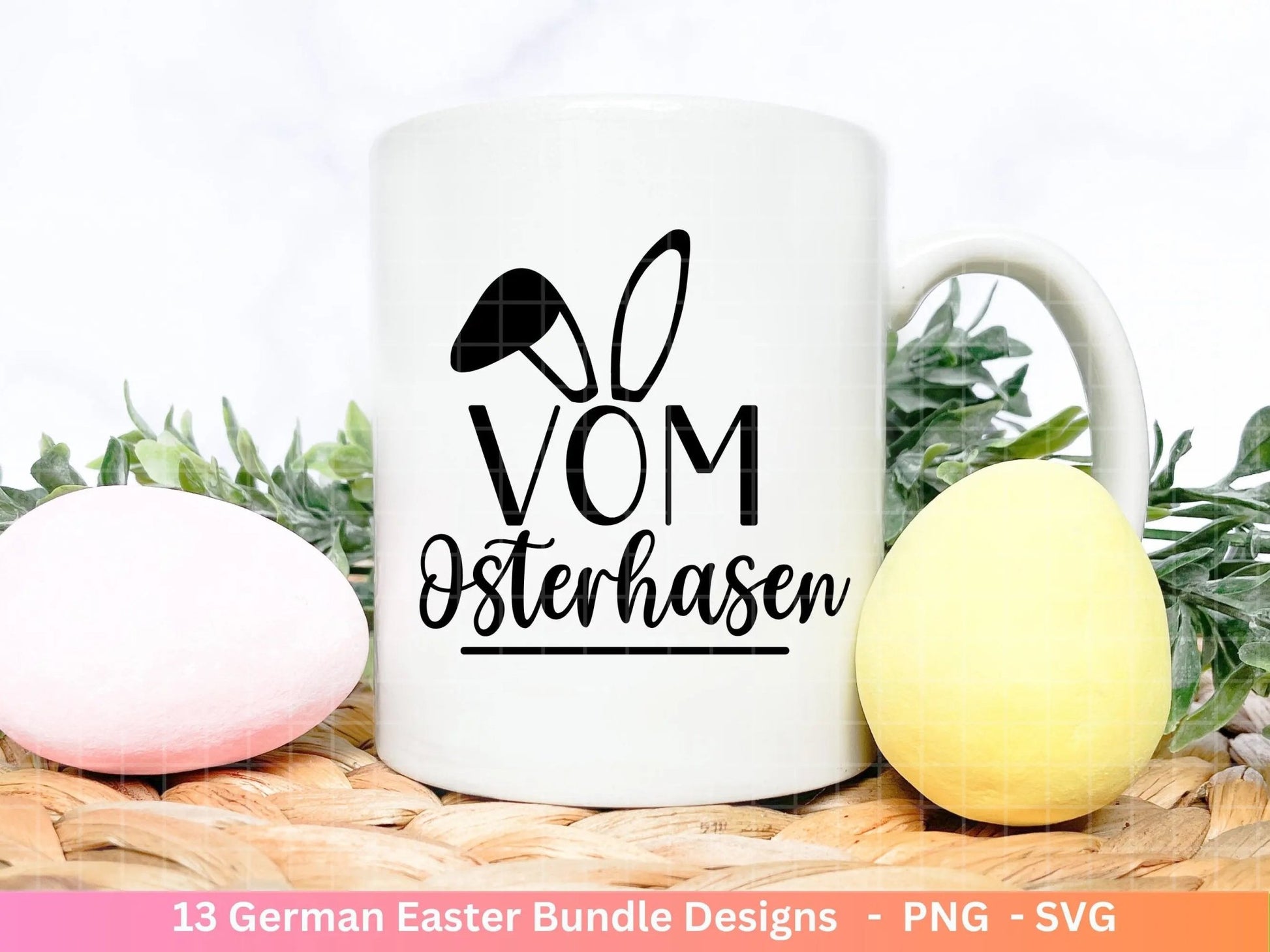 Deutsche Ostern Plotterdatei Bundle svg - Ostern Designs deutsch - Ostern Cricut Silhouette - Ostern Schriftzüge - Digistamp Frohe Ostern