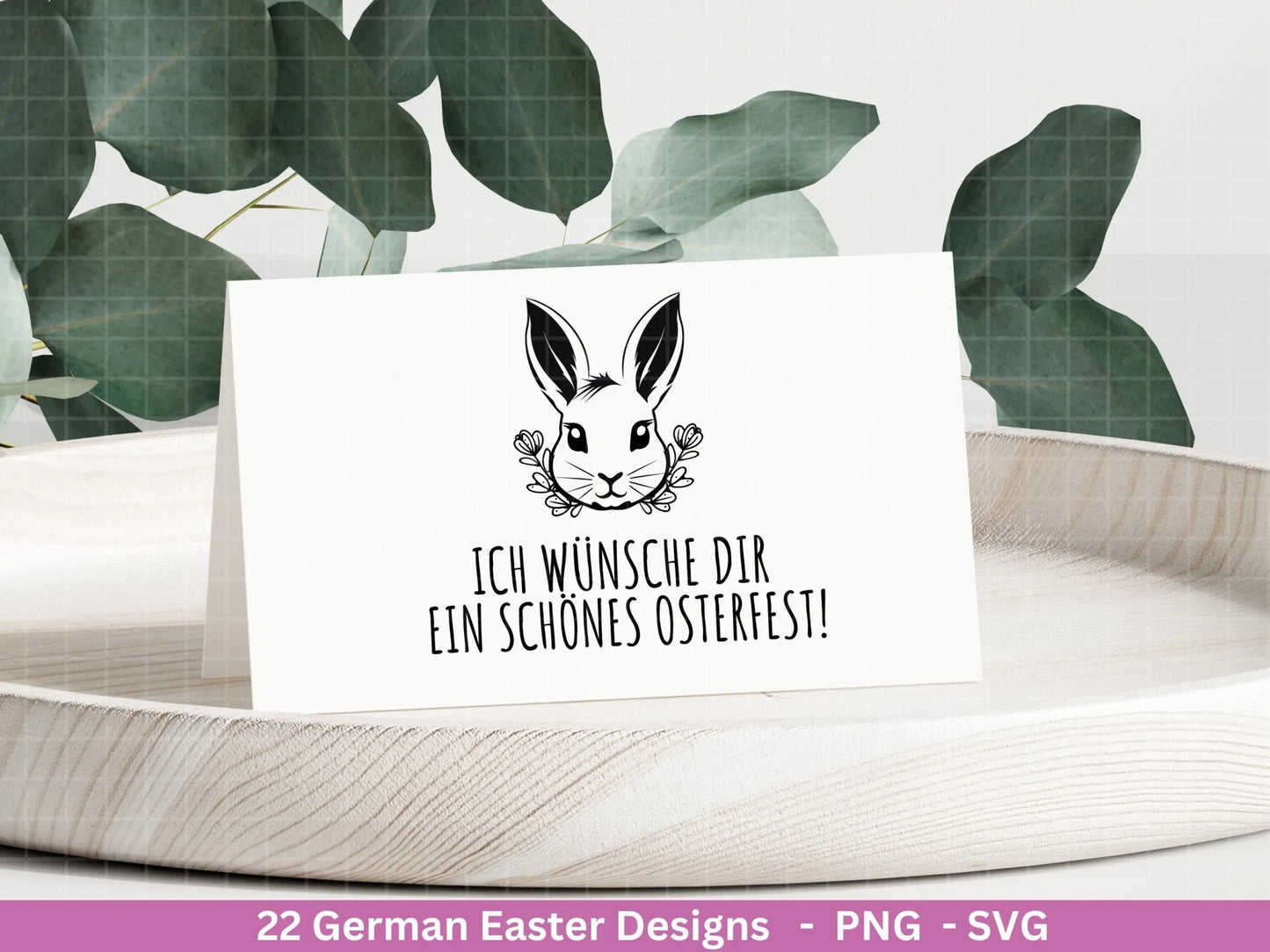 Deutsche Ostern Plotterdatei Bundle svg - Ostern Designs deutsch - Ostern Cricut Silhouette - Ostern Schriftzüge - Digistamp Frohe Ostern