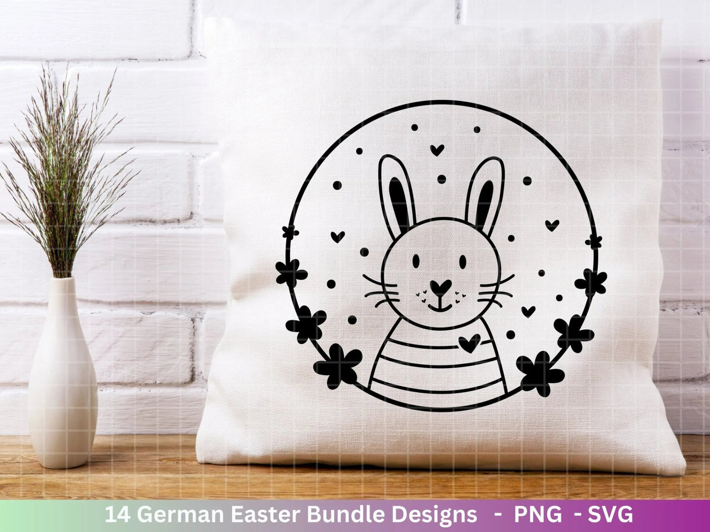 Deutsche Ostern Plotterdatei Bundle svg - Ostern Designs deutsch - Ostern Cricut Silhouette - Ostern Schriftzüge - Digistamp Ostern