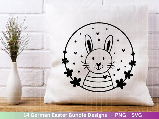 Deutsche Ostern Plotterdatei Bundle svg - Ostern Designs deutsch - Ostern Cricut Silhouette - Ostern Schriftzüge - Digistamp Ostern