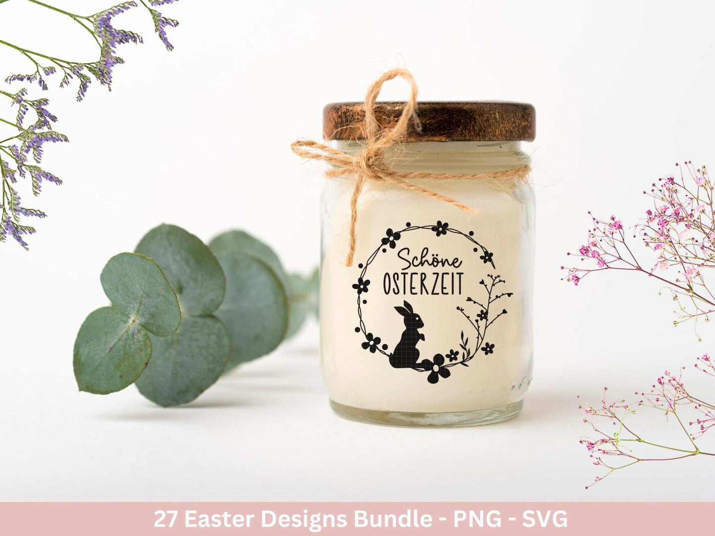 Deutsche Ostern Plotterdatei Bundle svg - Ostern Designs deutsch - Ostern Cricut Silhouette - Ostern Schriftzüge - Digistamp Ostern - EmidaDesign