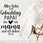 Deutsche Plotterdatei - Alles Liebe zum Geburtstag Papa Babybody - Baby Shower Geschenk Svg - Vater Geschenk - Cricut Svg Vatertag Svg