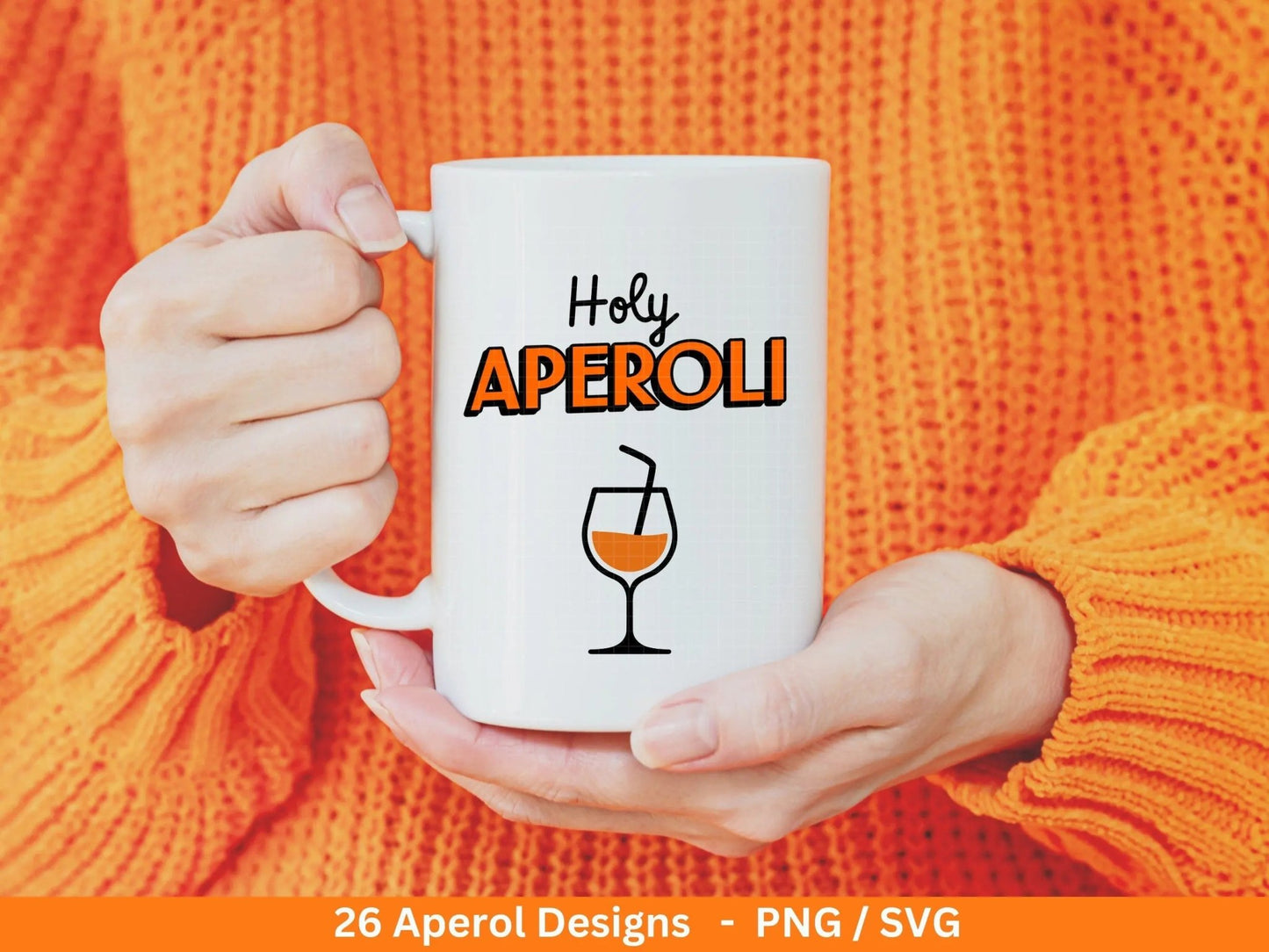 Deutsche Plotterdatei Aperol svg png Bundle - Holy Aperoli svg - Aperol Spritztour svg - Cricut Silhouette Studio Plotterdatei SVG