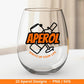 Deutsche Plotterdatei Aperol svg png Bundle - Holy Aperoli svg - Aperol Spritztour svg - Cricut Silhouette Studio Plotterdatei SVG