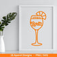 Deutsche Plotterdatei Aperol svg png Bundle - Holy Aperoli svg - Aperol Spritztour svg - Cricut Silhouette Studio Plotterdatei SVG