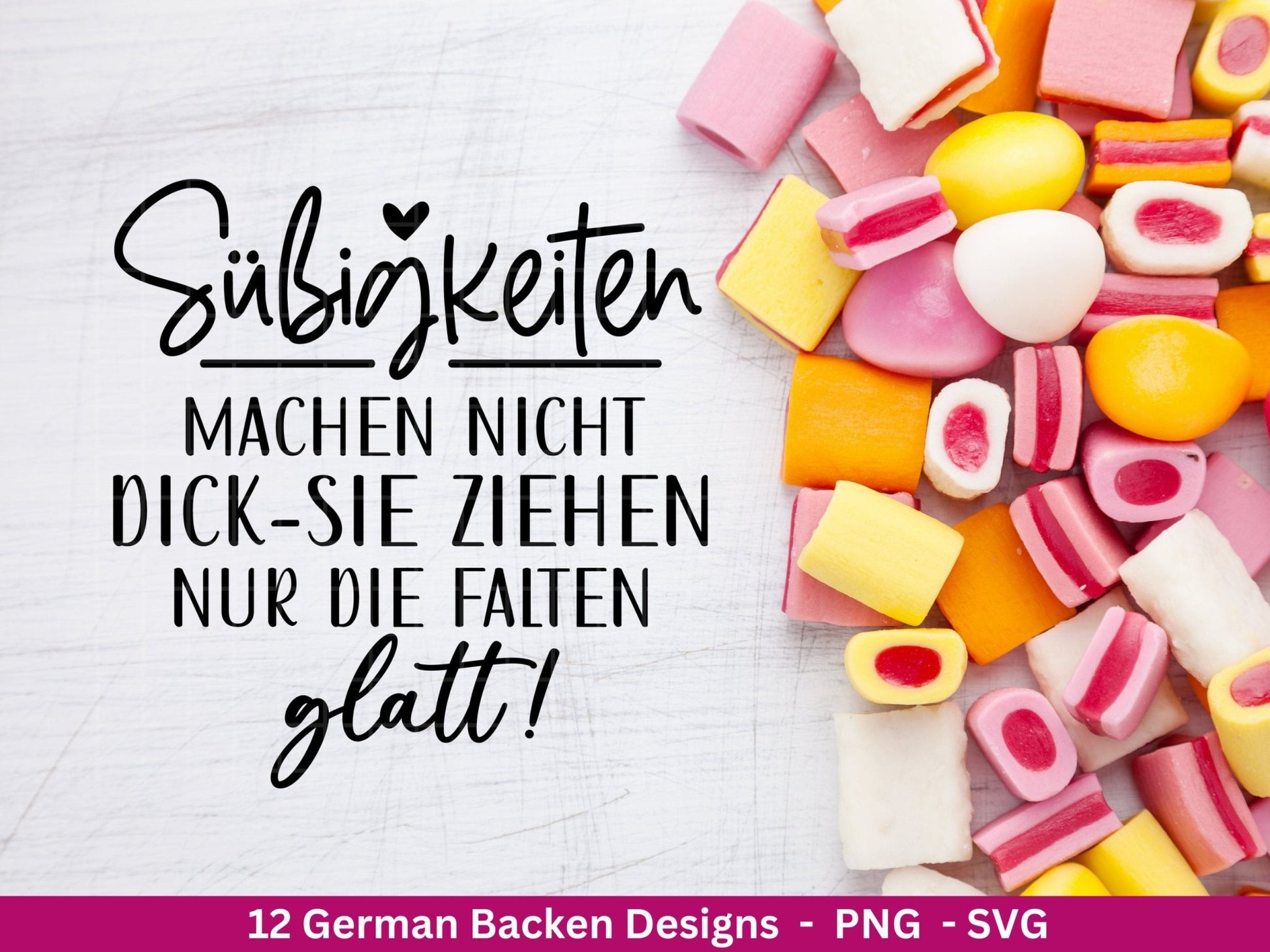 Deutsche Plotterdatei backen - backen svg Bundle - Plätzchen svg - Deutsche Sprüche backen - Cricut Silhouette Studio Plotterdatei SVG - EmidaDesign