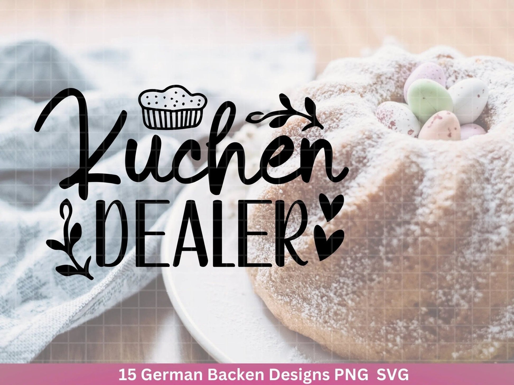 Deutsche Plotterdatei backen - backen svg Bundle - Plätzchen svg - Deutsche Sprüche backen - Cricut Silhouette Studio Plotterdatei SVG