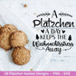 Deutsche Plotterdatei backen Weihnachten - backen svg Bundle - Plätzchen svg - Deutsche Sprüche backen - Cricut Silhouette - Bäckerei - EmidaDesign