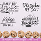 Deutsche Plotterdatei backen Weihnachten - backen svg Bundle - Plätzchen svg - Deutsche Sprüche backen - Cricut Silhouette - Bäckerei - EmidaDesign