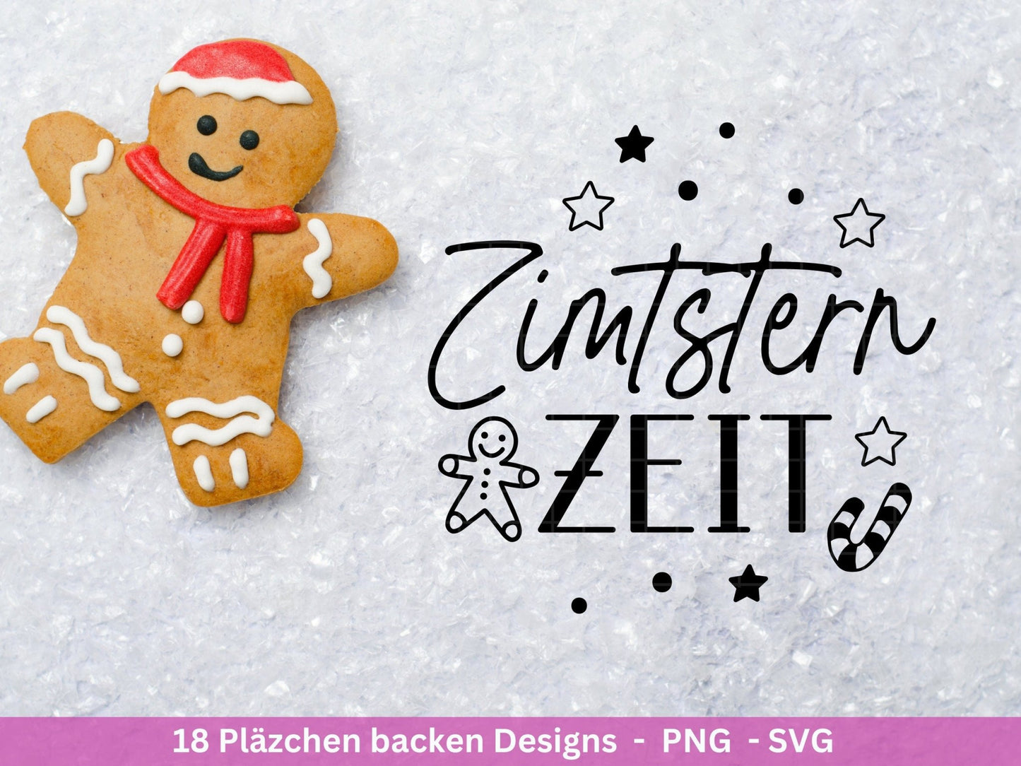 Deutsche Plotterdatei backen Weihnachten - backen svg Bundle - Plätzchen svg - Deutsche Sprüche backen - Cricut Silhouette - Bäckerei - EmidaDesign