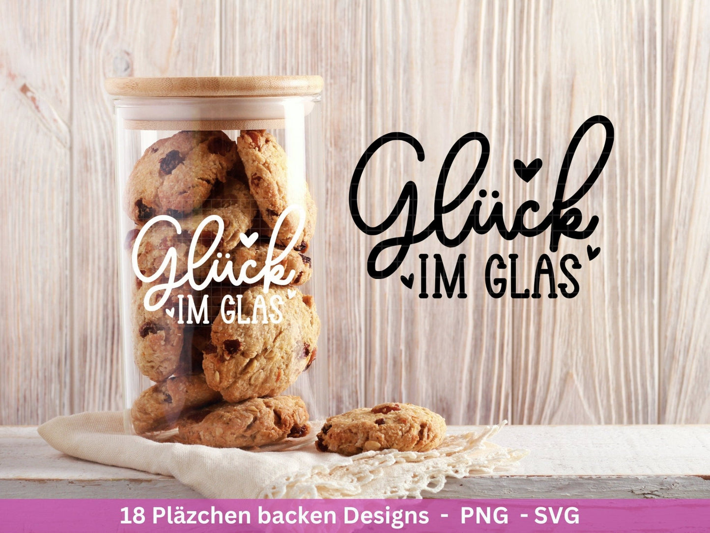 Deutsche Plotterdatei backen Weihnachten - backen svg Bundle - Plätzchen svg - Deutsche Sprüche backen - Cricut Silhouette - Bäckerei - EmidaDesign