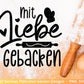 Deutsche Plotterdatei backen Weihnachten - backen svg Bundle - Plätzchen svg - Deutsche Sprüche backen - Cricut Silhouette Studio Bäckerei