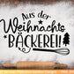 Deutsche Plotterdatei backen Weihnachten - backen svg Bundle - Plätzchen svg - Deutsche Sprüche backen - Cricut Silhouette Studio Bäckerei