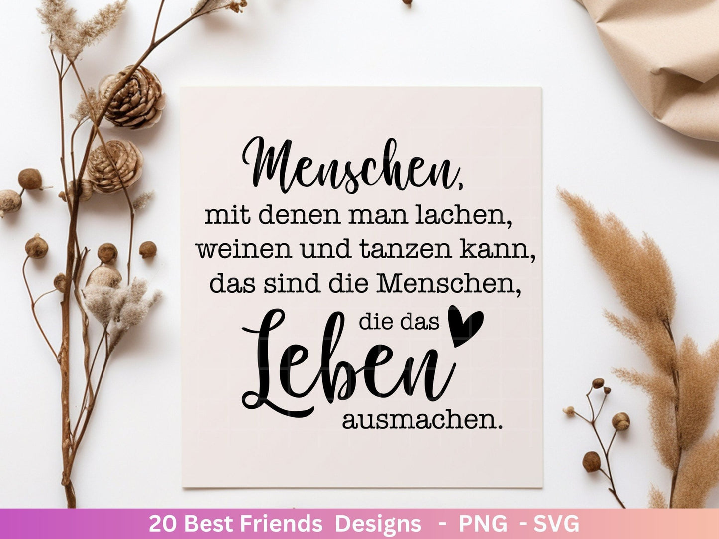 Deutsche Plotterdatei Beste Freundin- Best Friends Svg Bundle - Cricut Silhouette file - Schwester Svg - Friendship Quotes - Friends Svg - EmidaDesign