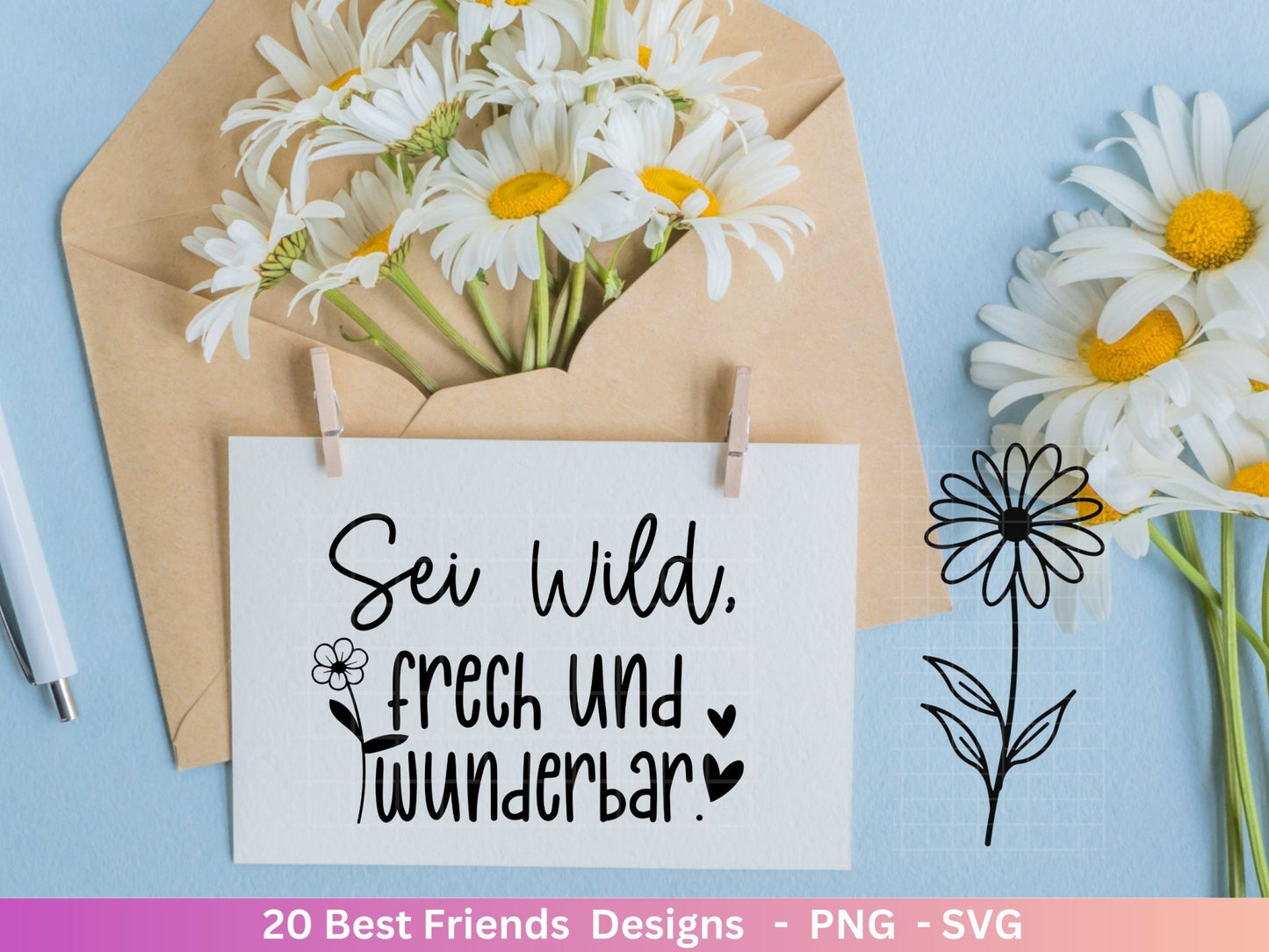 Deutsche Plotterdatei Beste Freundin- Best Friends Svg Bundle - Cricut Silhouette file - Schwester Svg - Friendship Quotes - Friends Svg - EmidaDesign