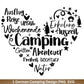 Deutsche Plotterdatei Camping Svg Wohnwagen Svg , Plotterdatei Camper, Camping Sprüche, Herz Svg Cricut Schneidedatei Designs Happy Camper