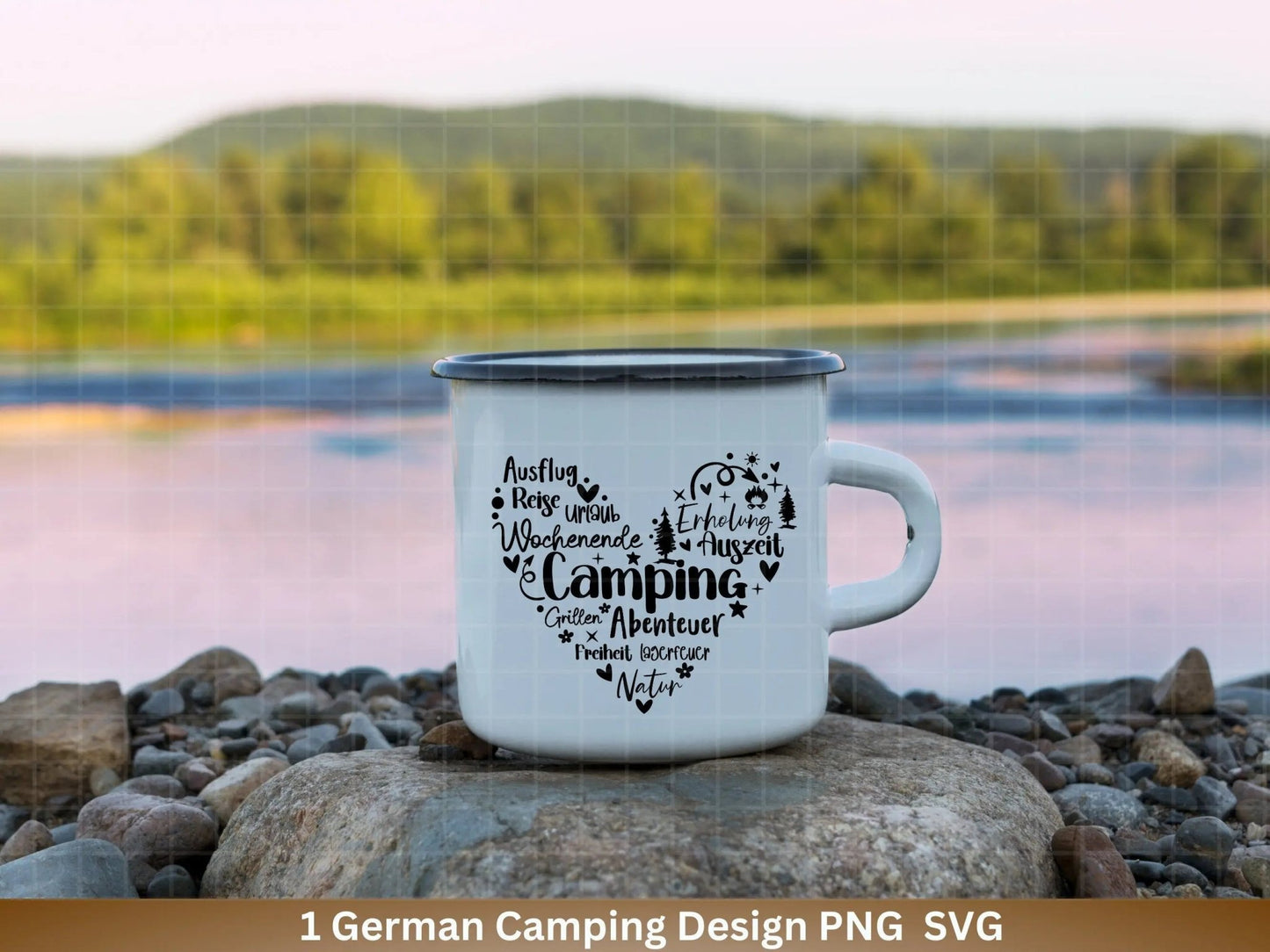 Deutsche Plotterdatei Camping Svg Wohnwagen Svg , Plotterdatei Camper, Camping Sprüche, Herz Svg Cricut Schneidedatei Designs Happy Camper