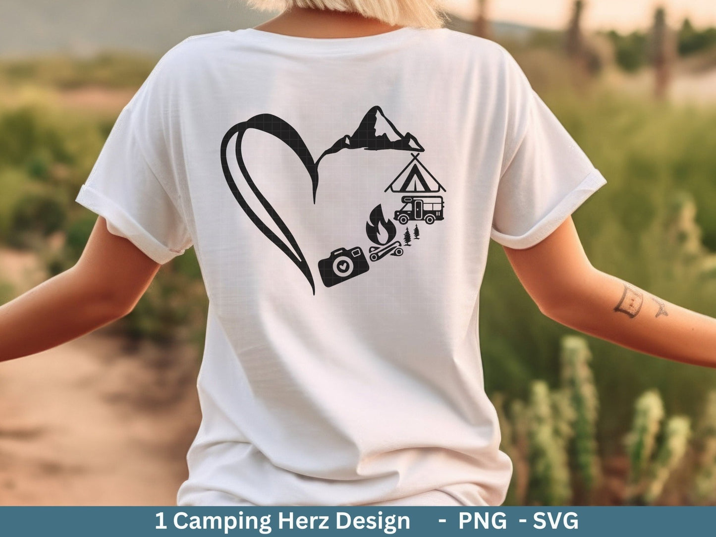 Deutsche Plotterdatei Camping Svg Wohnwagen Svg , Plotterdatei Camper, Camping Sprüche, Herz Svg Cricut Schneidedatei Designs Happy Camper