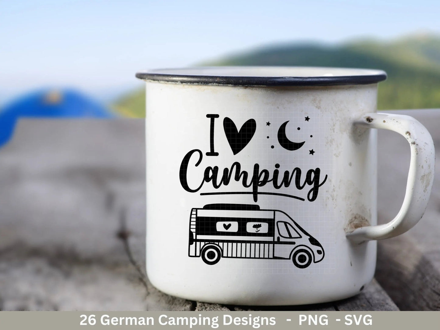 Deutsche Plotterdatei Camping Svg Wohnwagen Svg , Plotterdatei Camper, Camping Sprüche, Zuhause Svg Cricut Schneidedatei Happy Camper