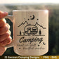 Deutsche Plotterdatei Camping Svg Wohnwagen Svg , Plotterdatei Camper, Camping Sprüche, Zuhause Svg Cricut Schneidedatei Happy Camper