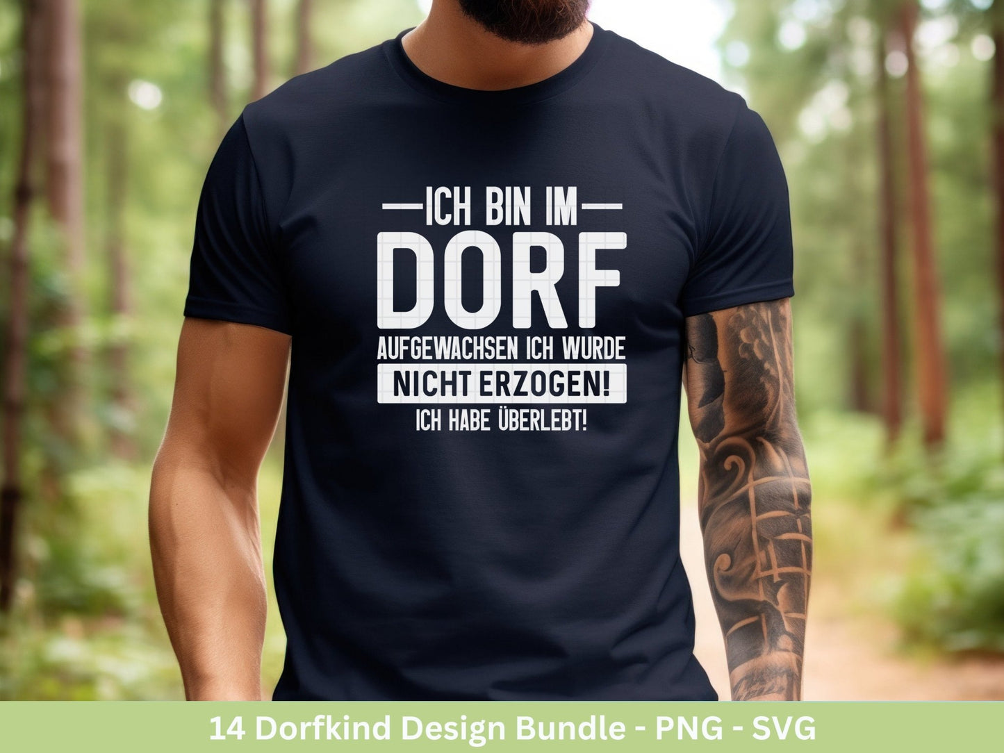 Deutsche Plotterdatei Dorf - Dorfkind und stolz drauf - Bauernhof svg - Traktor svg - Cricut Silhouette - Dorfliebe Zitate - Dorfleben svg - EmidaDesign