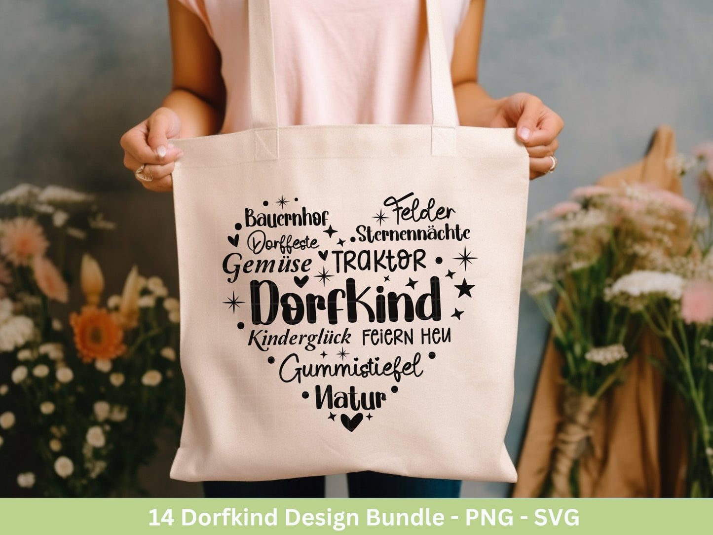 Deutsche Plotterdatei Dorf - Dorfkind und stolz drauf - Bauernhof svg - Traktor svg - Cricut Silhouette - Dorfliebe Zitate - Dorfleben svg - EmidaDesign