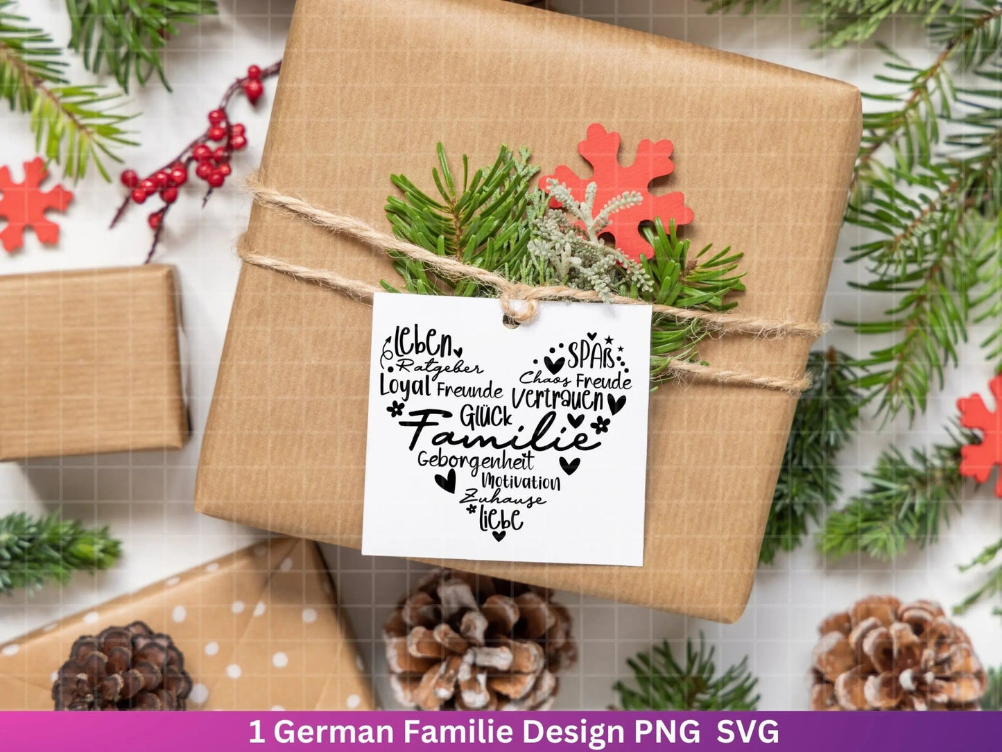 Deutsche Plotterdatei Familie- Plotterdatei Herz svg - Familie svg - Deutsche Sprüche svg - Plotterdatei Geschenk- Cricut - Herz Design